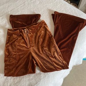 Vintage inspired flare disco pants